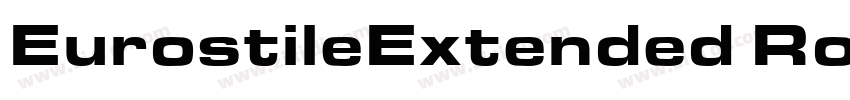EurostileExtended Ro字体转换
